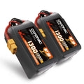 Two Ovonic 6S 1300mAh LiPo battery packs with XT60 connectors for FPV drones – 130C 1300mAh 2Pack