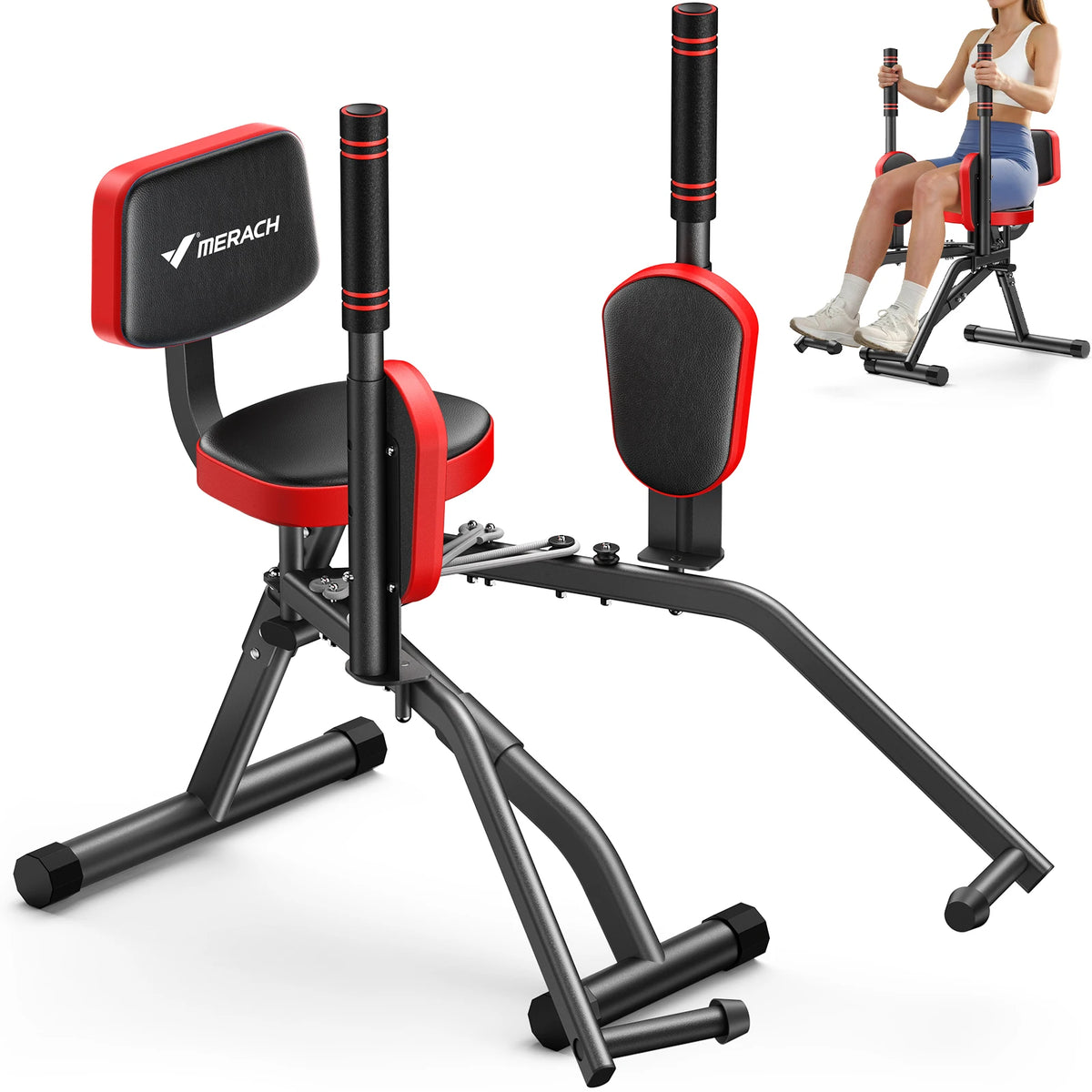Merach Hip Abductor Machine for Glute and Outer Thigh Toning – MR-2519BR1-US