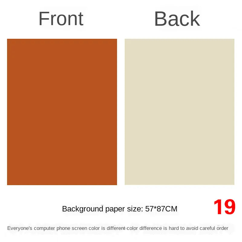 57 × 87 cm Double-Sided Photography Backdrop Paper – 19
