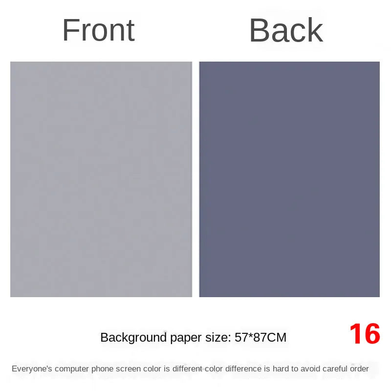 57 × 87 cm Double-Sided Photography Backdrop Paper – 16