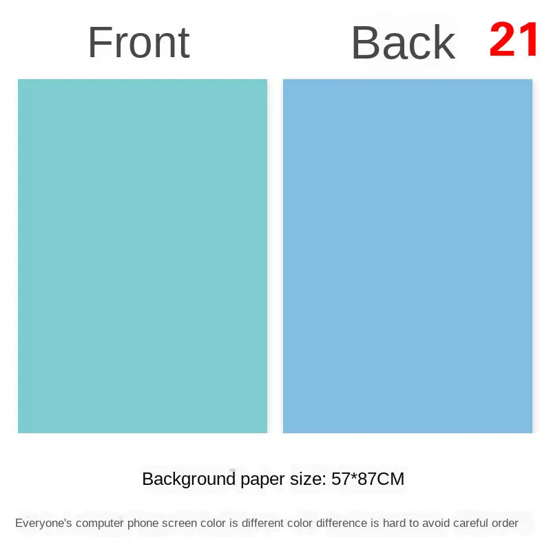 57 × 87 cm Double-Sided Photography Backdrop Paper – 21
