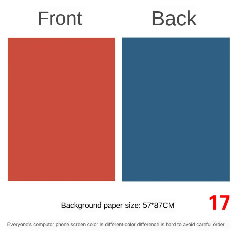 57 × 87 cm Double-Sided Photography Backdrop Paper – 17