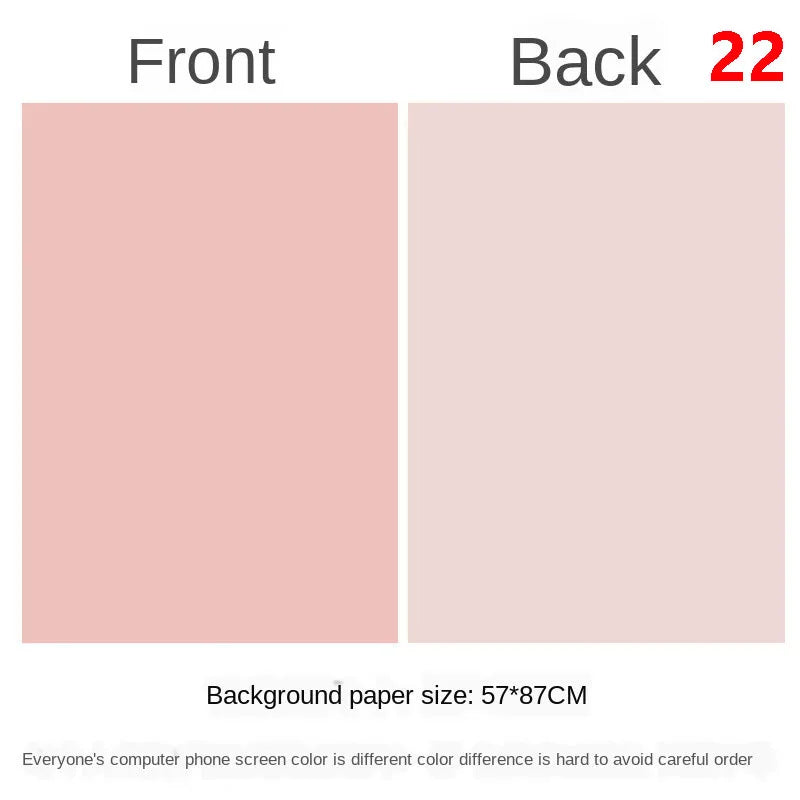57 × 87 cm Double-Sided Photography Backdrop Paper – 22
