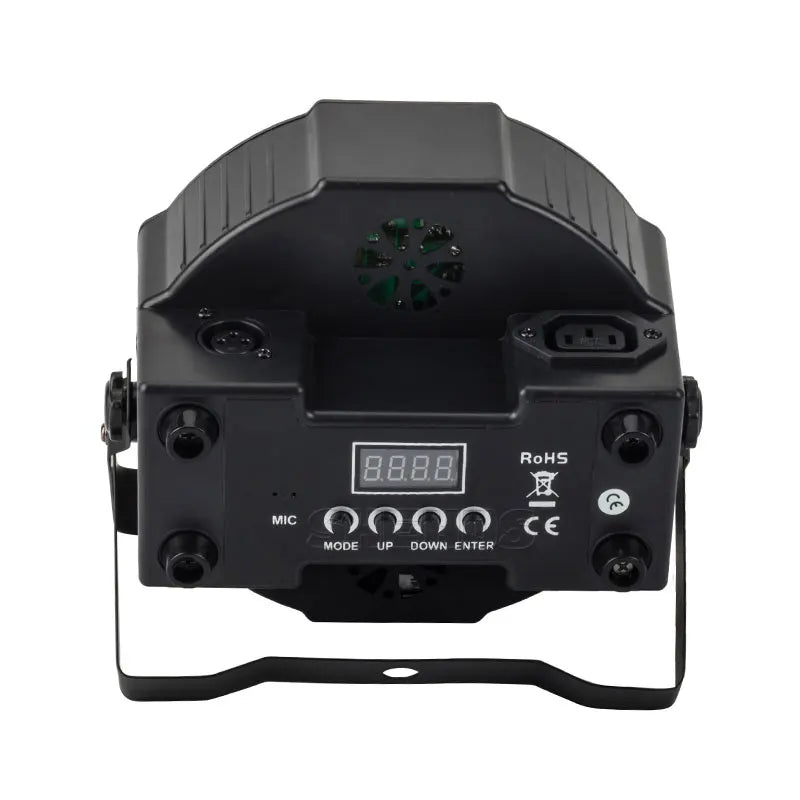8pcs Flat LED Par Stage Lights with DMX Control for DJ and Disco Events – 8pcs 7X18W