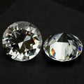 Crystal Diamond Shaped Paperweight Decorative Glass Gemstone Ornament – Clear