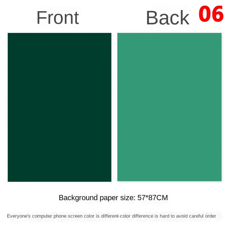 57 × 87 cm Double-Sided Photography Backdrop Paper – 06