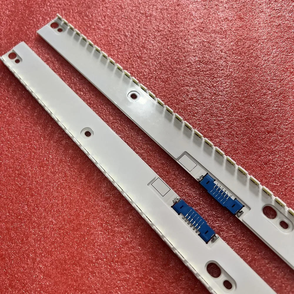 Close up view of replacement LED TV backlight strips
