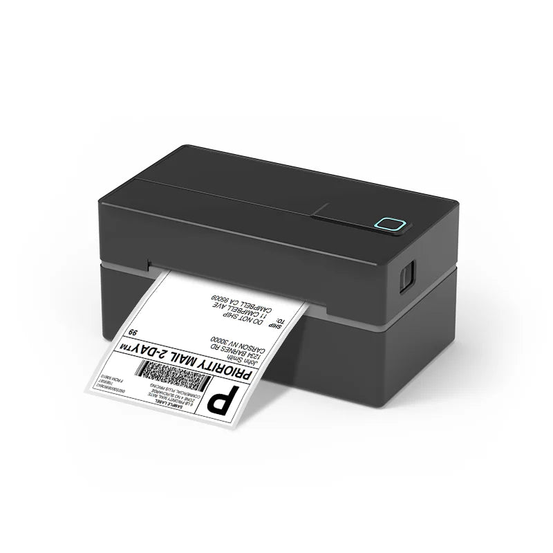 TakeYou Thermal Label Printer 4x6 Bluetooth and USB Portable – Black color