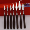 5-Piece Art Painting Scraper Set with Wooden Handles – 7pcs