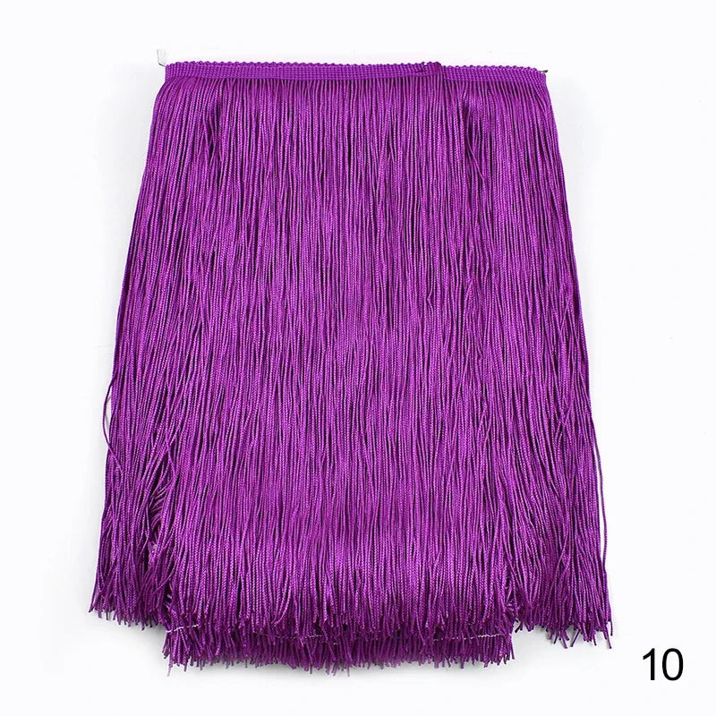 30cm Tassel Fringe Lace Trim for Sewing and Home Decor – 10