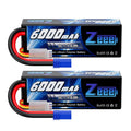 Zeee 3S 11.1V 6000mAh 80C LiPo Battery Hardcase with EC5 Plug – 2pcs 3S 6000 EC5