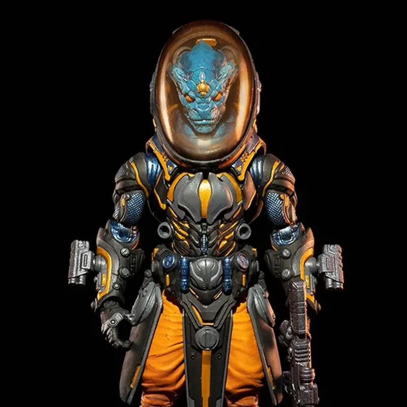Cosmic Legions Hvalkatar Olek Thygar 6-inch action figure with weapons and accessories