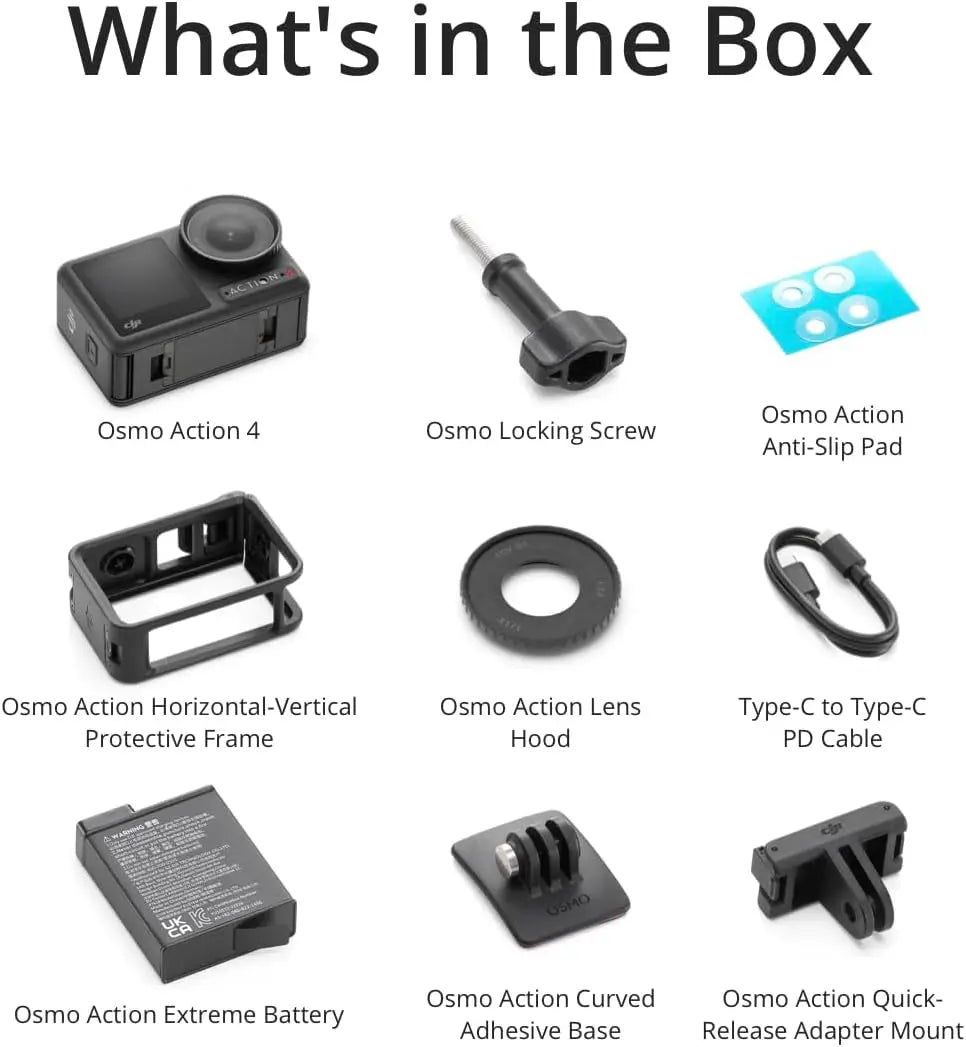 DJI Osmo Action 6 8K Camera with 1/1.1" Sensor and 4hr Battery – Action 4 Standard