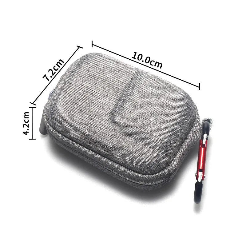 Portable EVA Protective Storage Bag for Action Cameras – Gray