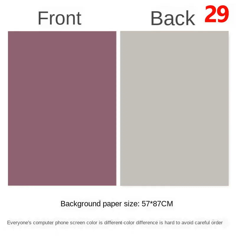 57 × 87 cm Double-Sided Photography Backdrop Paper – 29