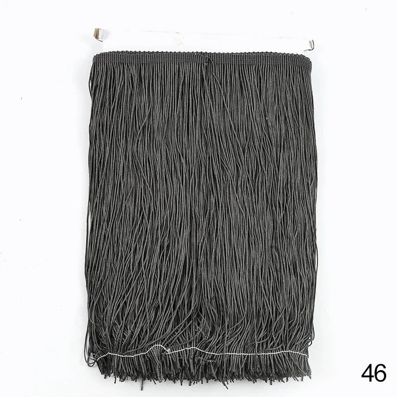 30cm Tassel Fringe Lace Trim for Sewing and Home Decor – 46
