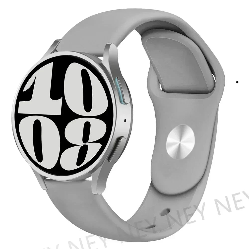 Silicone Sport Band for Samsung, Huawei, Amazfit & Garmin Smartwatches – gray-5