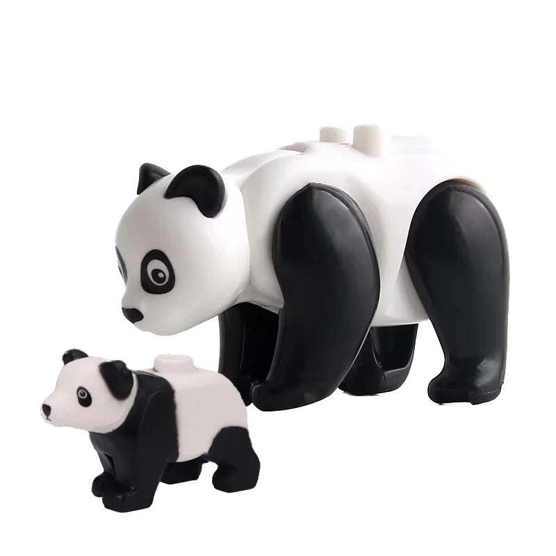 MOC Farm and Zoo Animal Building Blocks, Compatible with Small Bricks – 2PCS (18)