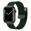 Milanese Magnetic Strap for Apple Watch Series 1–10, Ultra 1 & 2 – Green