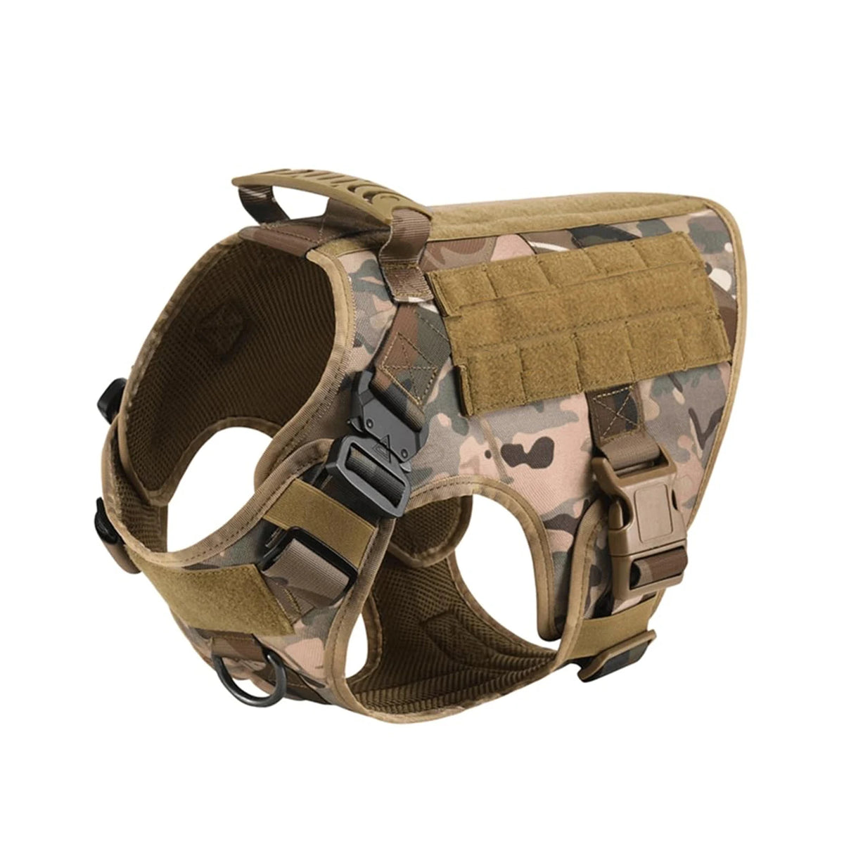 Tactical Dog Harness with Collar and Leash for Medium to Large Dogs – CP harness