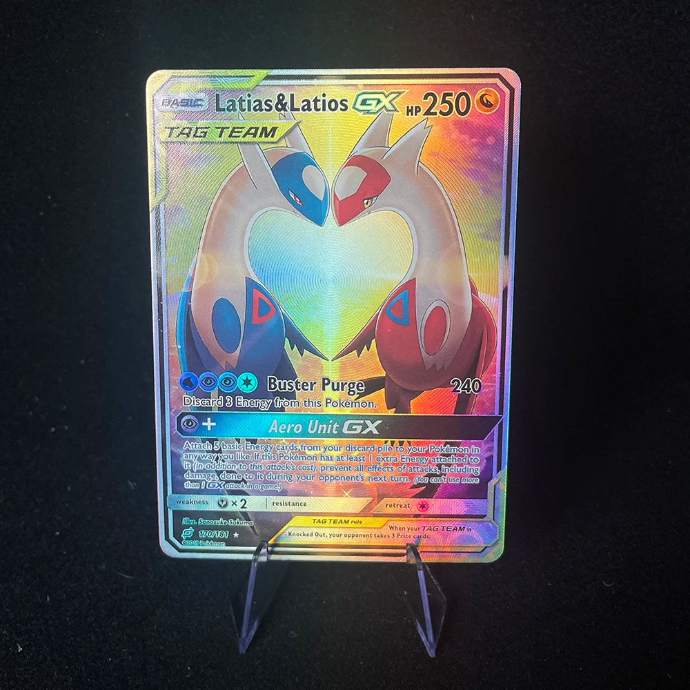 Anime PTCG Holographic Trading Collection Cards - Vaporeon, Gengar, Clefairy – 5