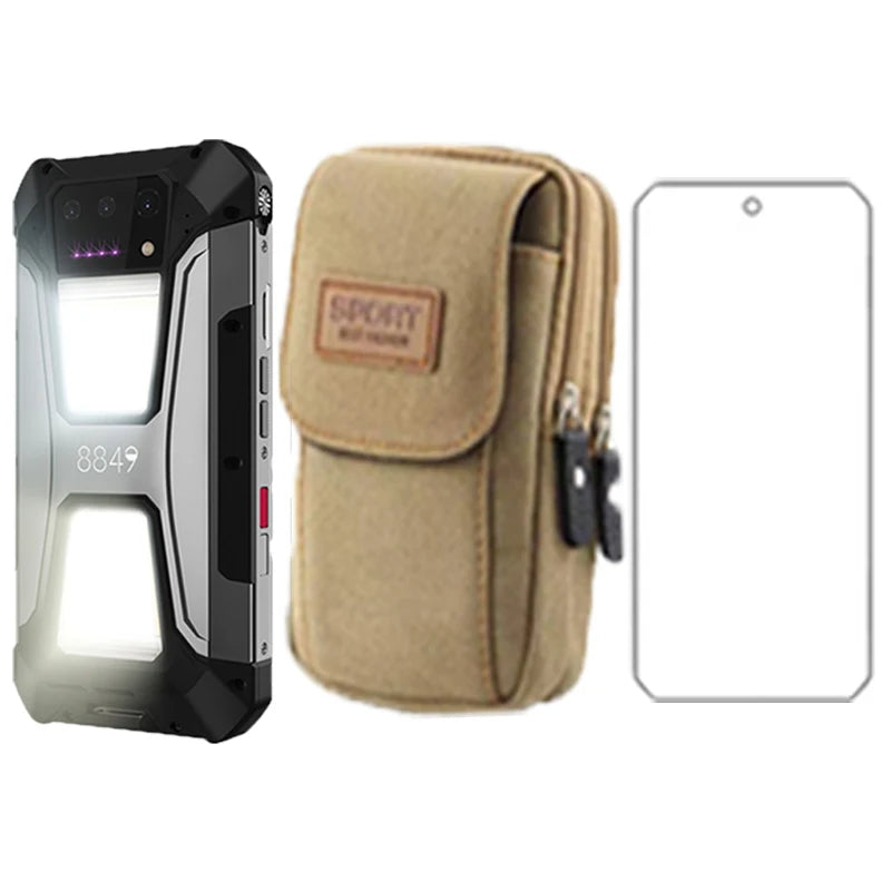 8849 Tank 2 Pro Rugged Smartphone with 100 Lumen Projector 23800mAh – With Bag