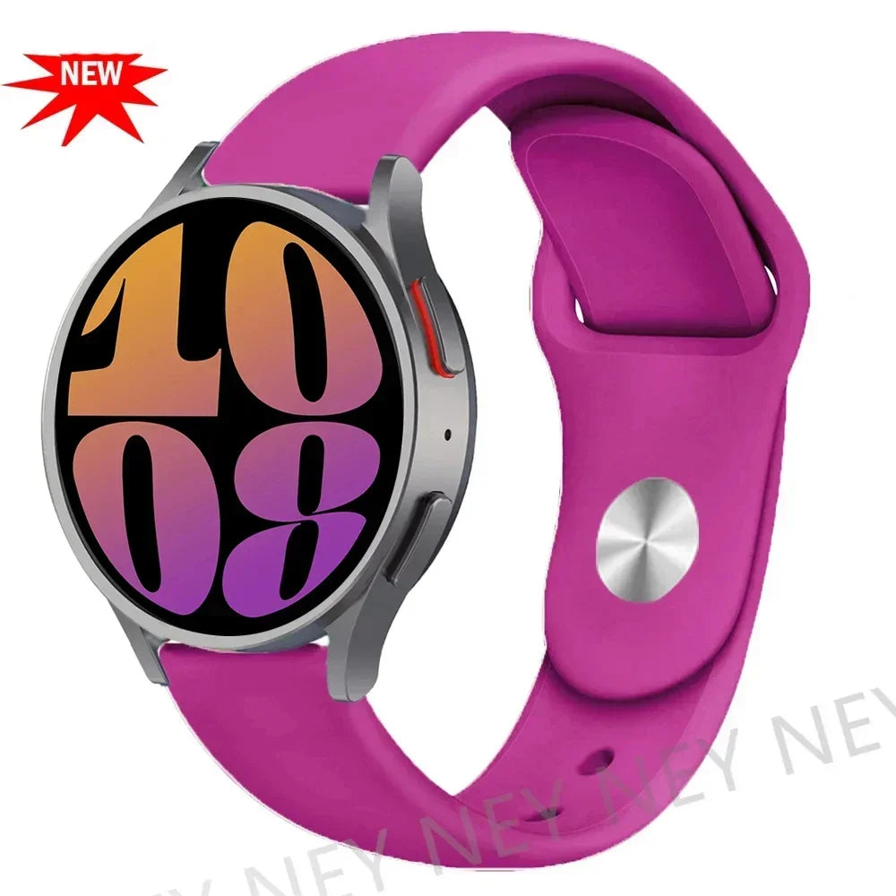 Silicone Sport Band for Samsung, Huawei, Amazfit & Garmin Smartwatches – dragon fruit 40
