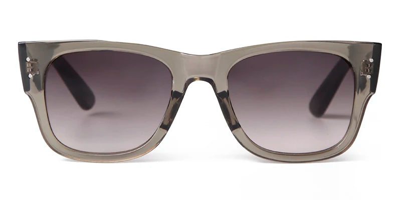 Sorvino Square Retro Sunglasses for Women and Men with UV Protection – C4 Light Grey