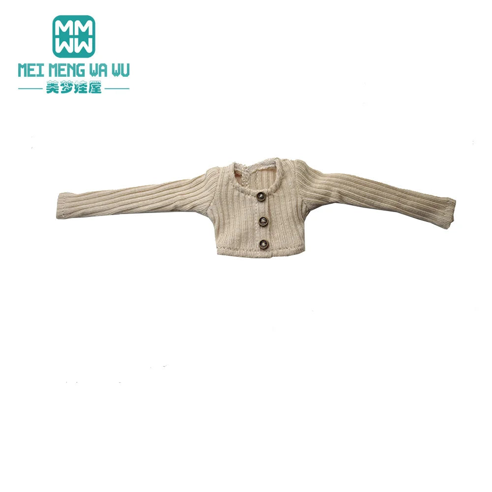 1/6 Scale Candy-Colored Knit Miniskirt Outfit for Blythe and Azone Dolls – XB--129-K