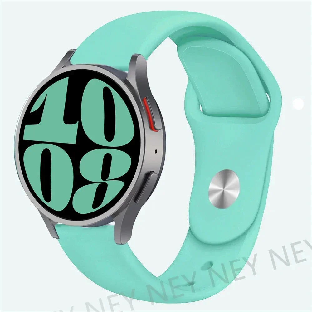 Silicone Sport Band for Samsung, Huawei, Amazfit & Garmin Smartwatches – Lake Blue-27
