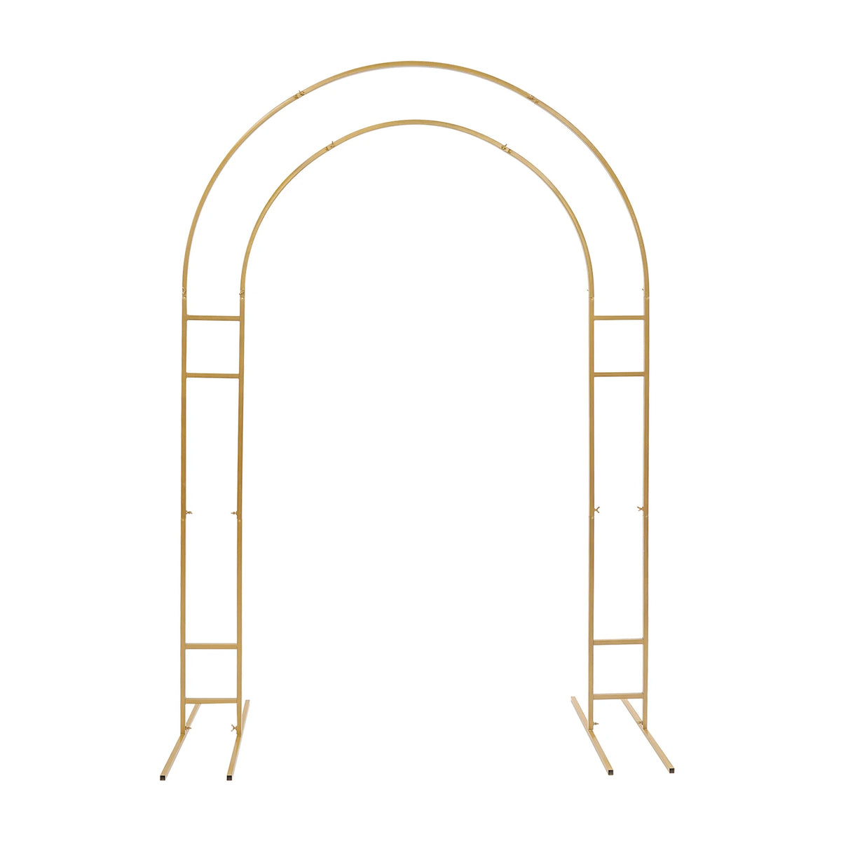 7.2ft Metal Round Balloon Arch Backdrop Stand – Gold