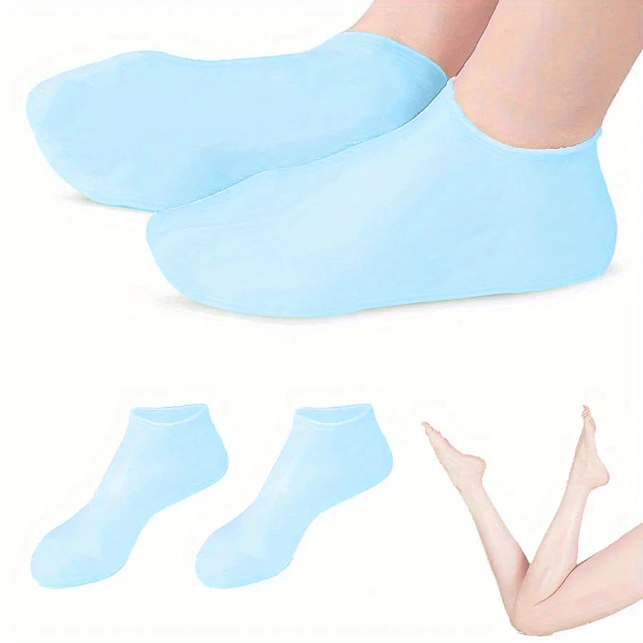 Moisturizing Rubber Gel Foot Socks for Dry Cracked Feet – 1 pairs