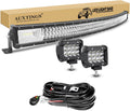 7D Curved LED Light Bar 22-52in 270W-675W Combo Beam with Work Lights – 50in 648W Wire