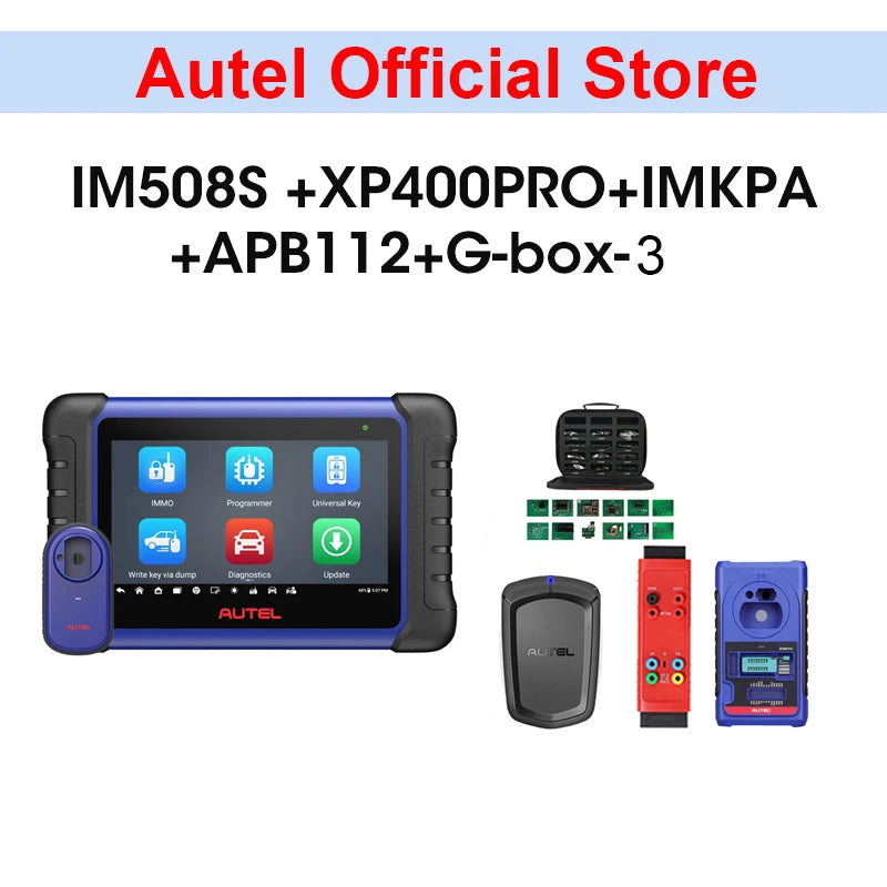 Autel MaxiIM IM508S Key Programmer & Diagnostic Scanner 7-Inch Tablet – IM508SPRO Full set
