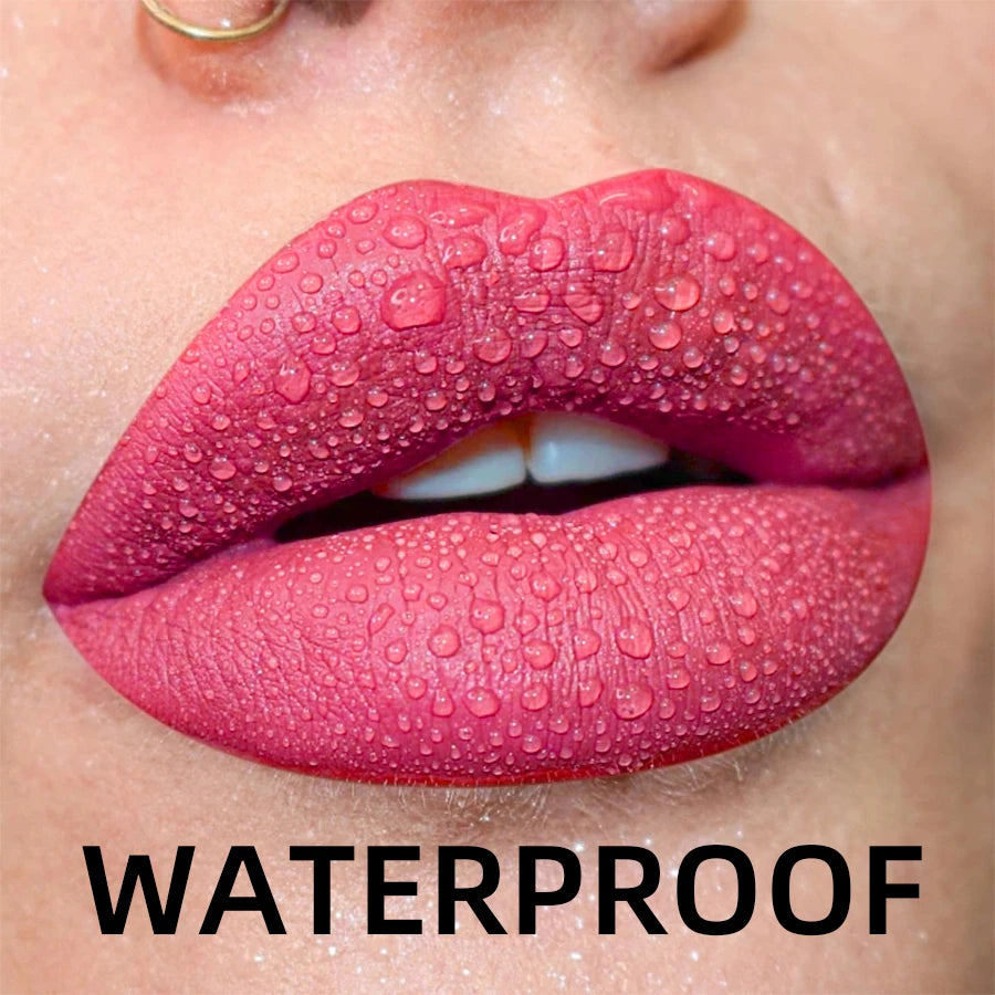 MCD Matte Velvet Liquid Lip Gloss 2.7g Waterproof Lip Tint – 12