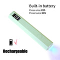 Rechargeable LED UV Nail Lamp with 12W Power and Adjustable Stand – Green Without stand