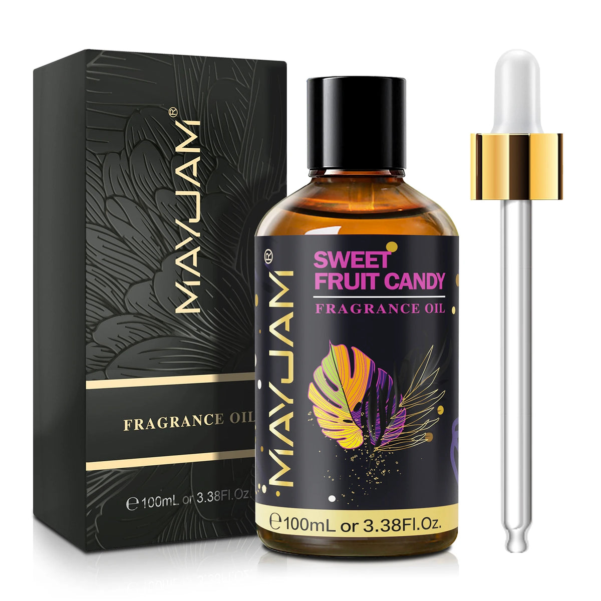 Mayjam 100ml Fragrance Oil for Aromatherapy and Candle Making – Sweet Fruit Candy