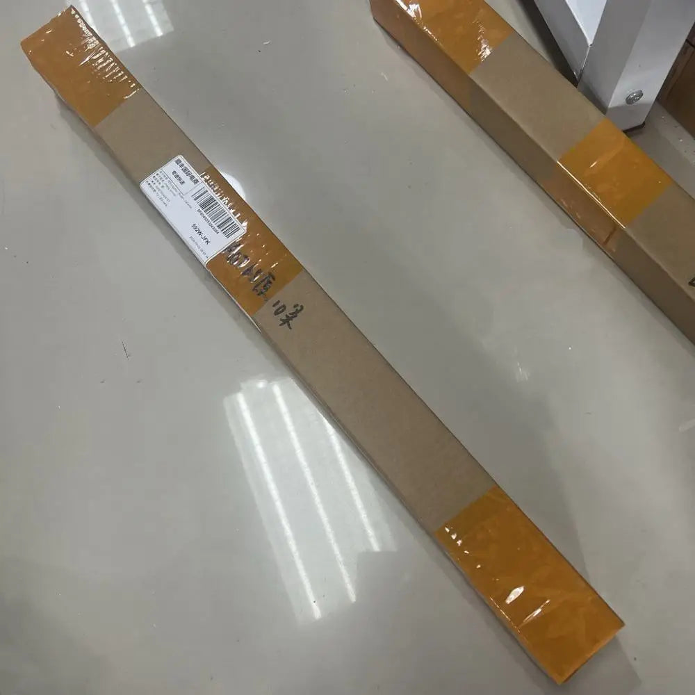 Cardboard shipping boxes for LED backlight strips on a floor