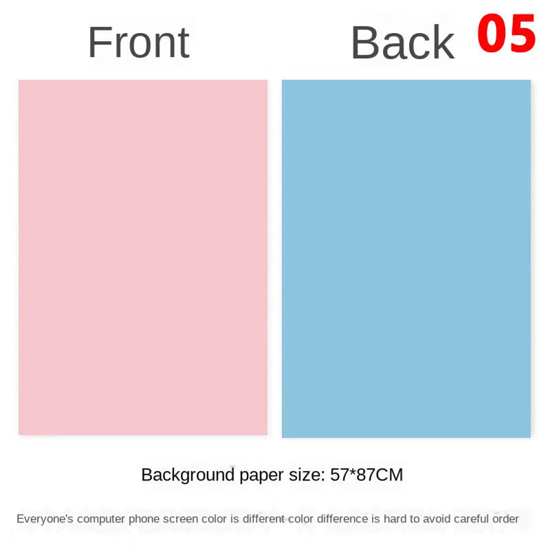 57 × 87 cm Double-Sided Photography Backdrop Paper – 05