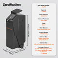 SucceBuy Pistol Safe with Biometric Fingerprint, Key and Password Access – 1 Pistols Bounce