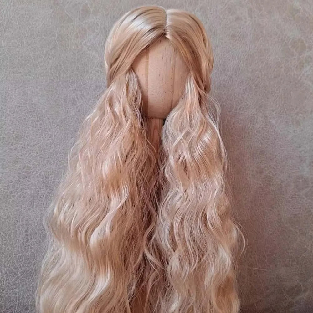 BJD Doll Wig1/3 1/4 1/6 1/8 Big Wavy Hair Many Color Wig High Temperature Wire – view 2
