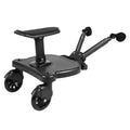 2-in-1 Universal Sit and Stand Stroller Board for Toddlers, Black – Black
