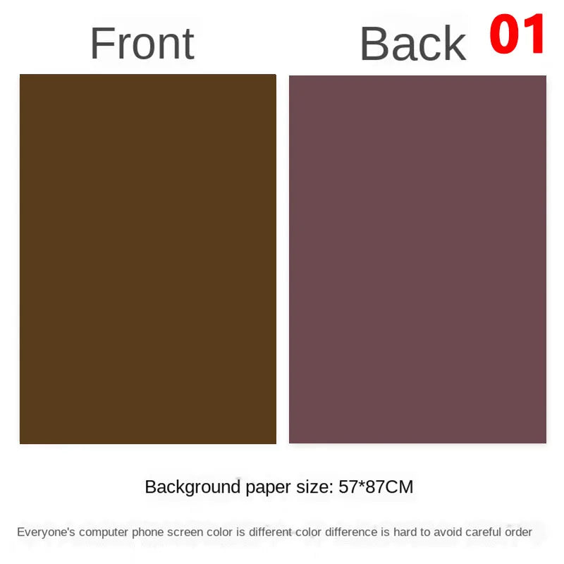57 × 87 cm Double-Sided Photography Backdrop Paper – 01
