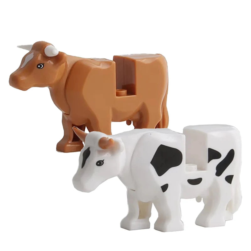 MOC Farm and Zoo Animal Building Blocks, Compatible with Small Bricks – 2PCS (3)