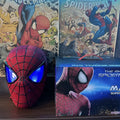 Spider-Man Wearable Mask 1:1 Scale Helmet with Motorized Eyes – Red Ring Control