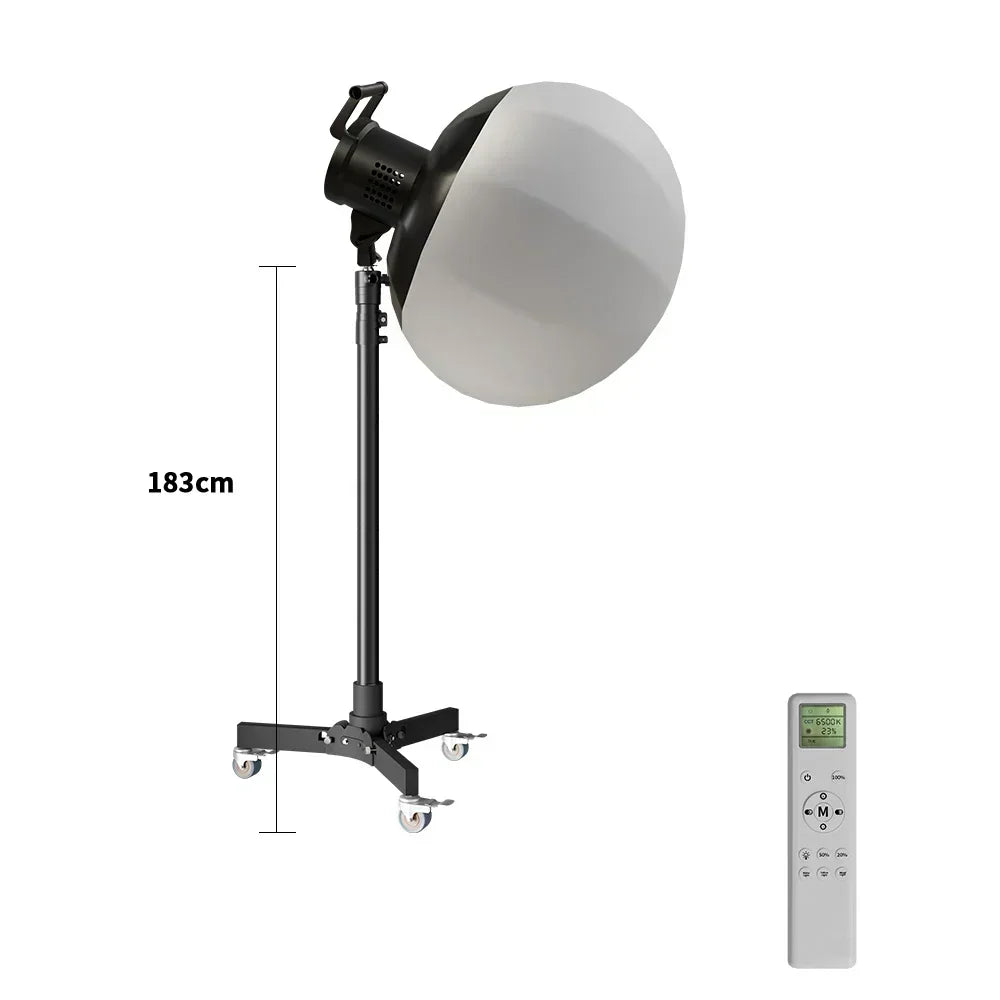 135W Dimmable LED Studio Lighting Kit with Softbox and 2m Stand – 183cm Stand kit 2