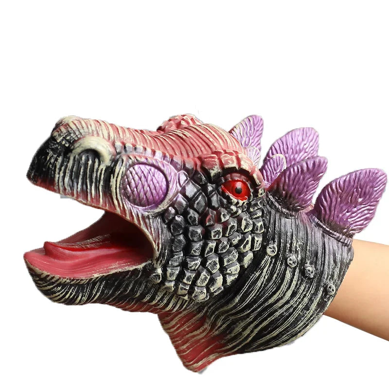 Animal and Dinosaur Hand Puppet Toy for Kids – Stegosaur
