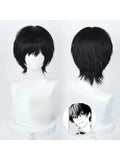 Chainsaw Man Yoshida Hirofumi Cosplay Wig, Short Black Heat-Resistant Fiber – #1
