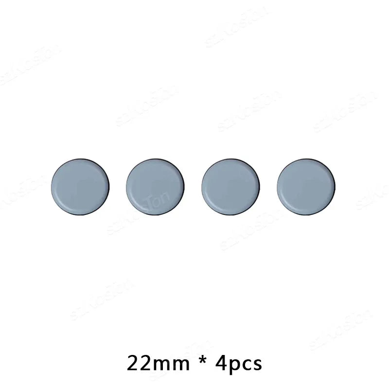 4-Piece Furniture Glider Sliding Pads, PE Plastic Floor Protectors – 22mm