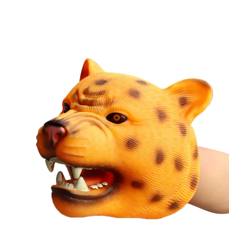 Animal and Dinosaur Hand Puppet Toy for Kids – Leopard